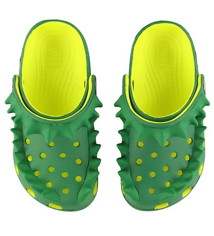 Crocs Sandalen - Classic Spikes Clog T - Säure/Green Efeu