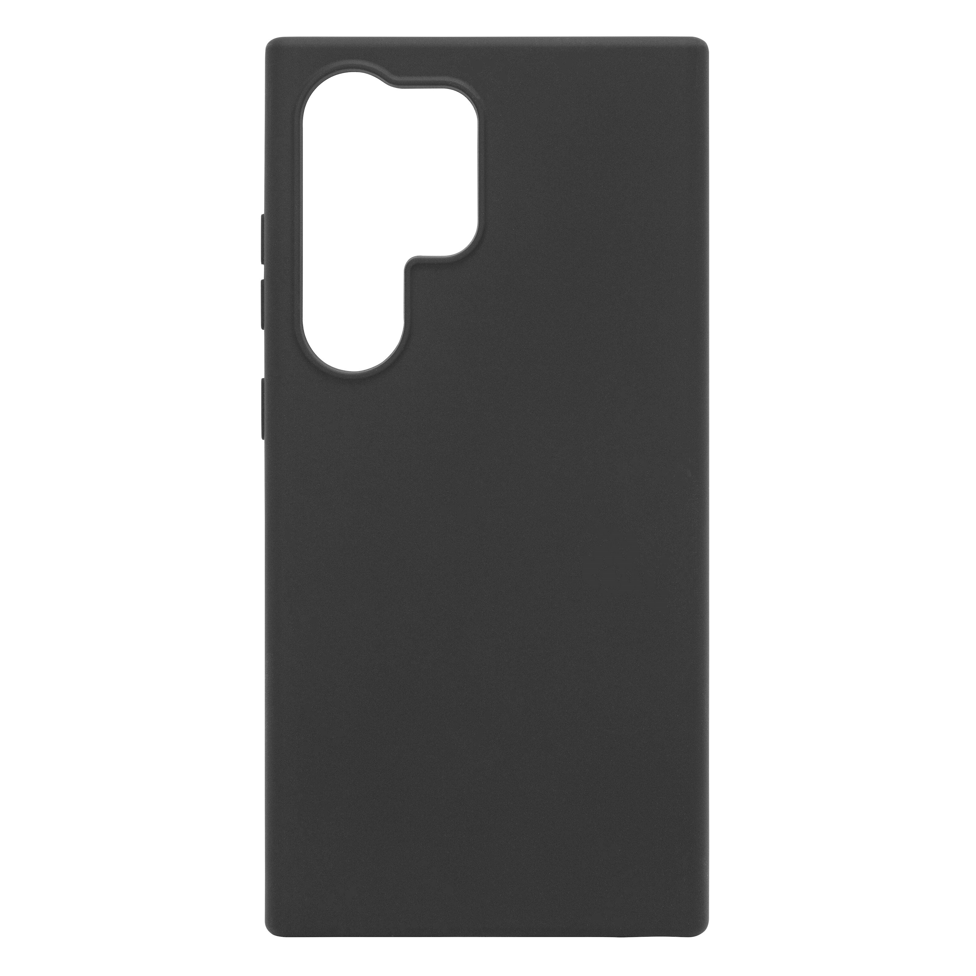 Linocell Rubber Case for Galaxy S24 Ultra - Svart