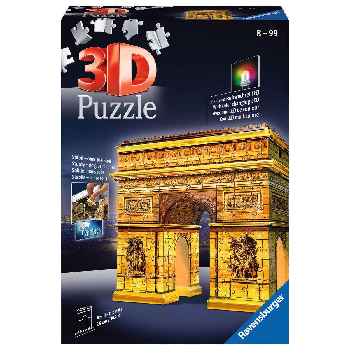 Ravensburger Spiel Triumphbogen bei Nacht