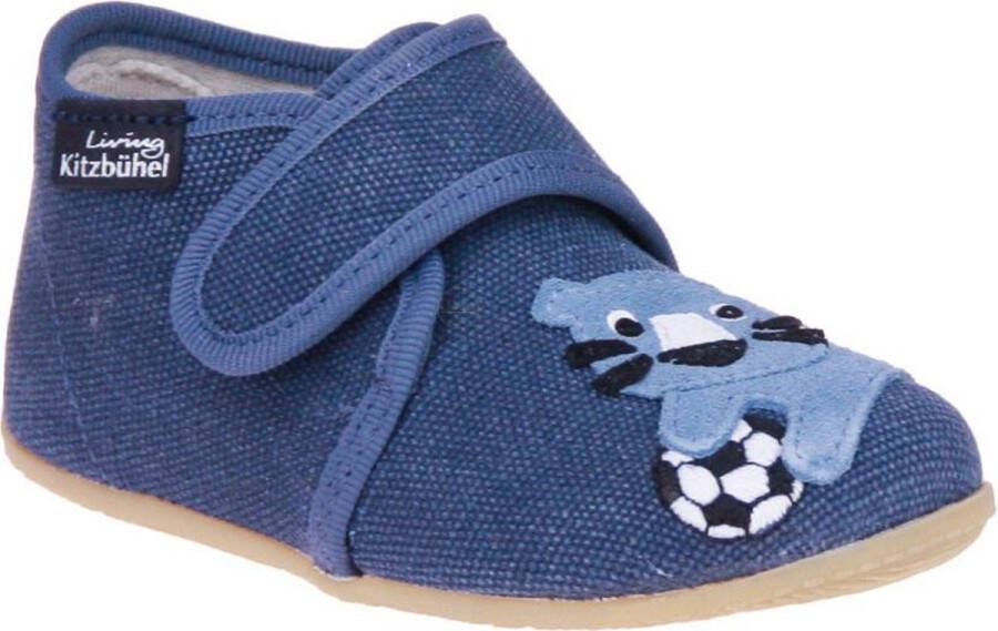 Kitzbuhel Tijger Pantoffel Blauw Heren