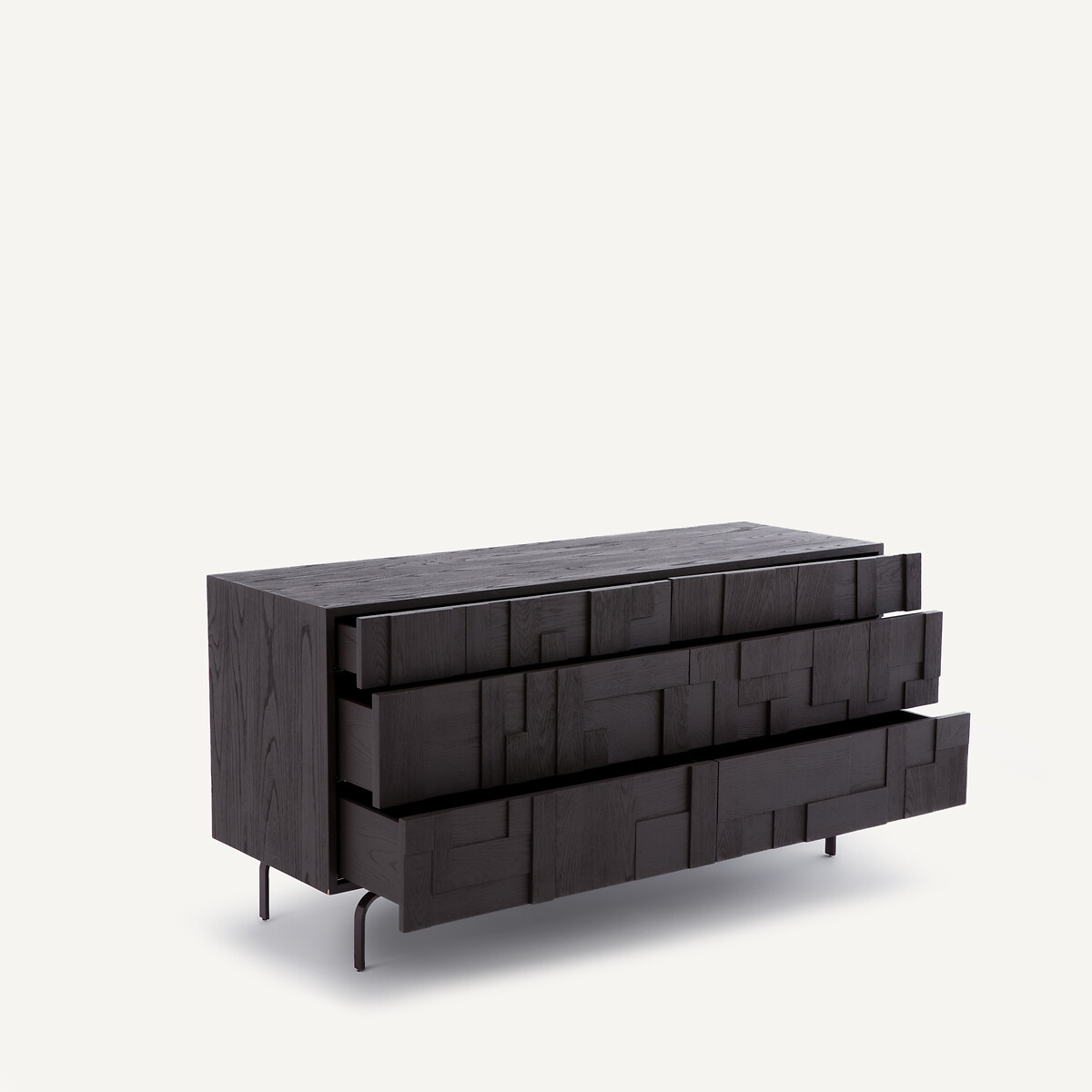 AM.PM<br>Cômoda com 6 gavetas e folheado de olmo tingido, Kimal