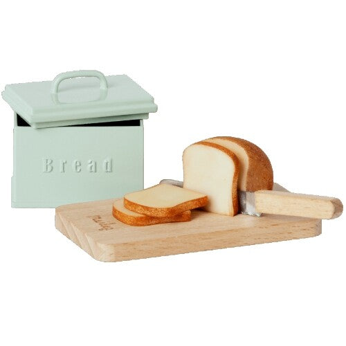 Maileg poppenhuis broodplank en brooddoos - 4 cm