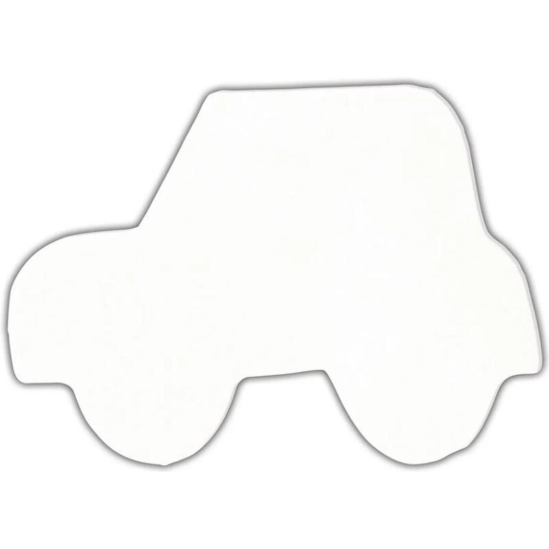 Symbole voiture 12cm - Blanc