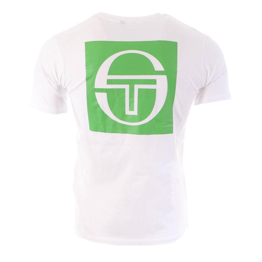 Sergio Tacchini T-shirt Blanc Homme Sergio Tacchini Squared