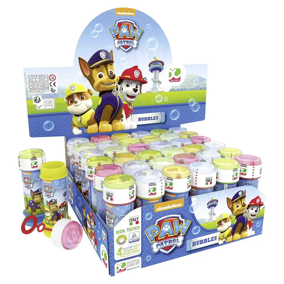 Seifenblasen mit Geduldsspiel Paw Patrol Bunt