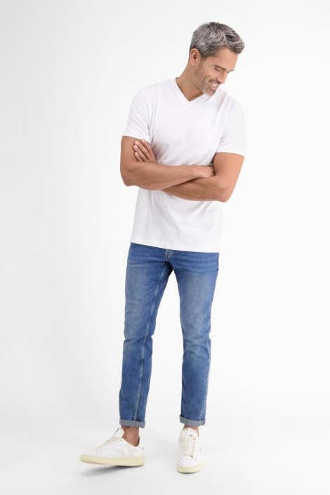 Lerros witte heren t-shirt