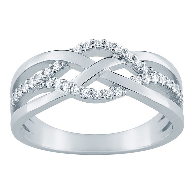 Bague femme - Oxyde de zirconium - Argent 925
