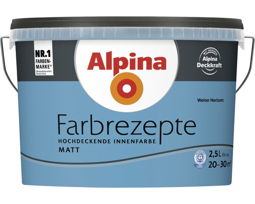 Alpina muurverf kleur recepten Further Horizon 2.5 l