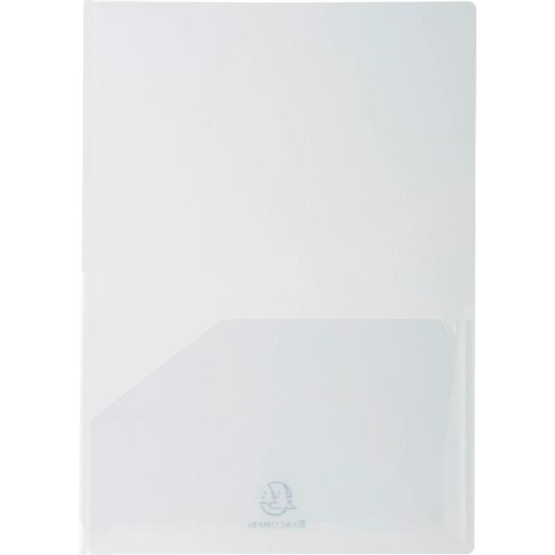 Sachet de 10 chemises double poche polypropylène souple 2/10e - A4 ou A3