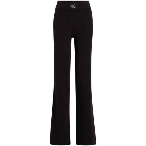 Calvin Klein Jeans - VARIEGATED RIB SWEATER PANT Negro