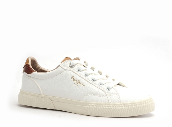 Pepe jeans basses femme kenton street w  pls31561 blanc
