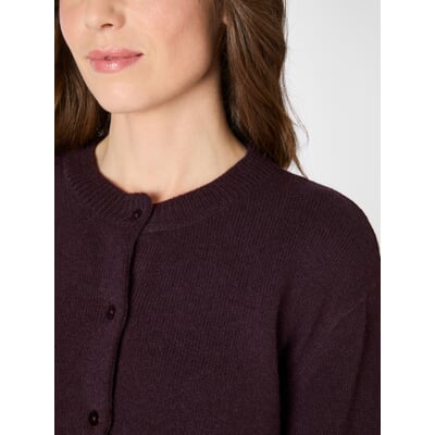 Damen Strickjacke, Bordeaux