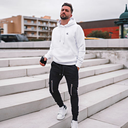 Sweat Capuche 5713 Blanc