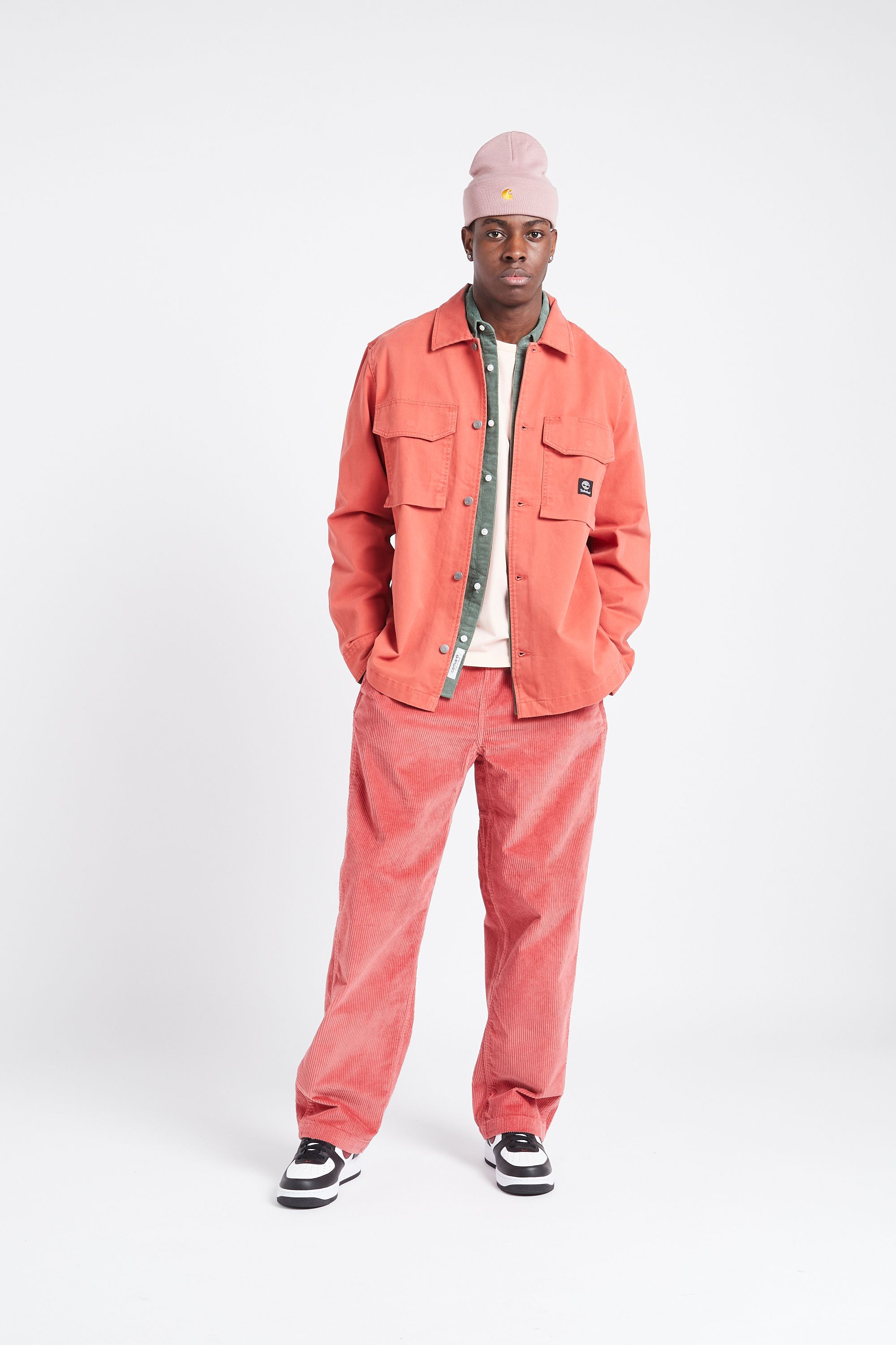 TIMBERLAND Chemise WASH H TWILL Orange