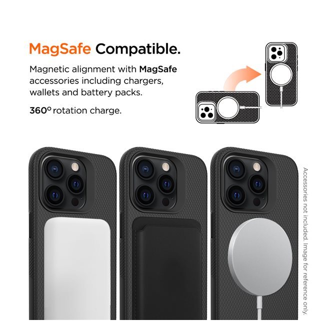 iPhone 15 Pro Max MagSafe North Case Premium Hybrid Schutzhülle (EGCA00692) - Schwarz
