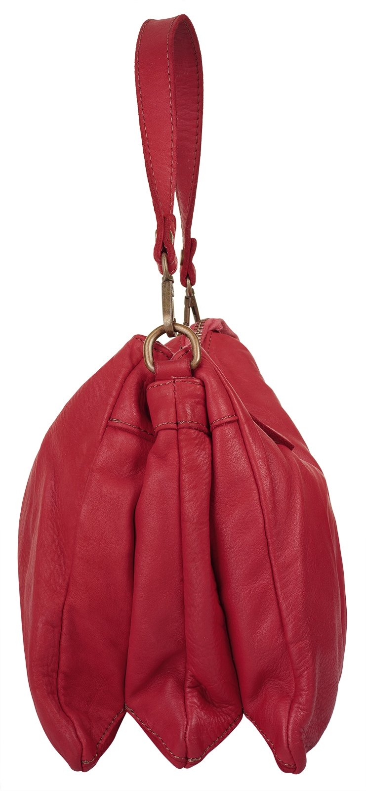 Samantha Look Umhängetasche echt Leder, Made in Italy