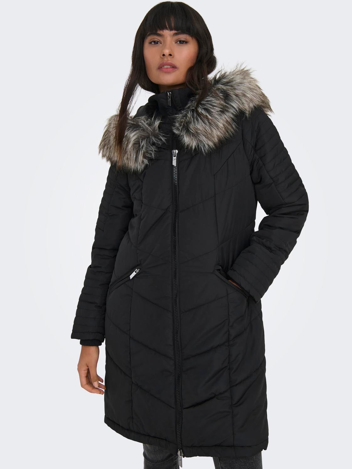 ONLTENNA Steppmantel Black