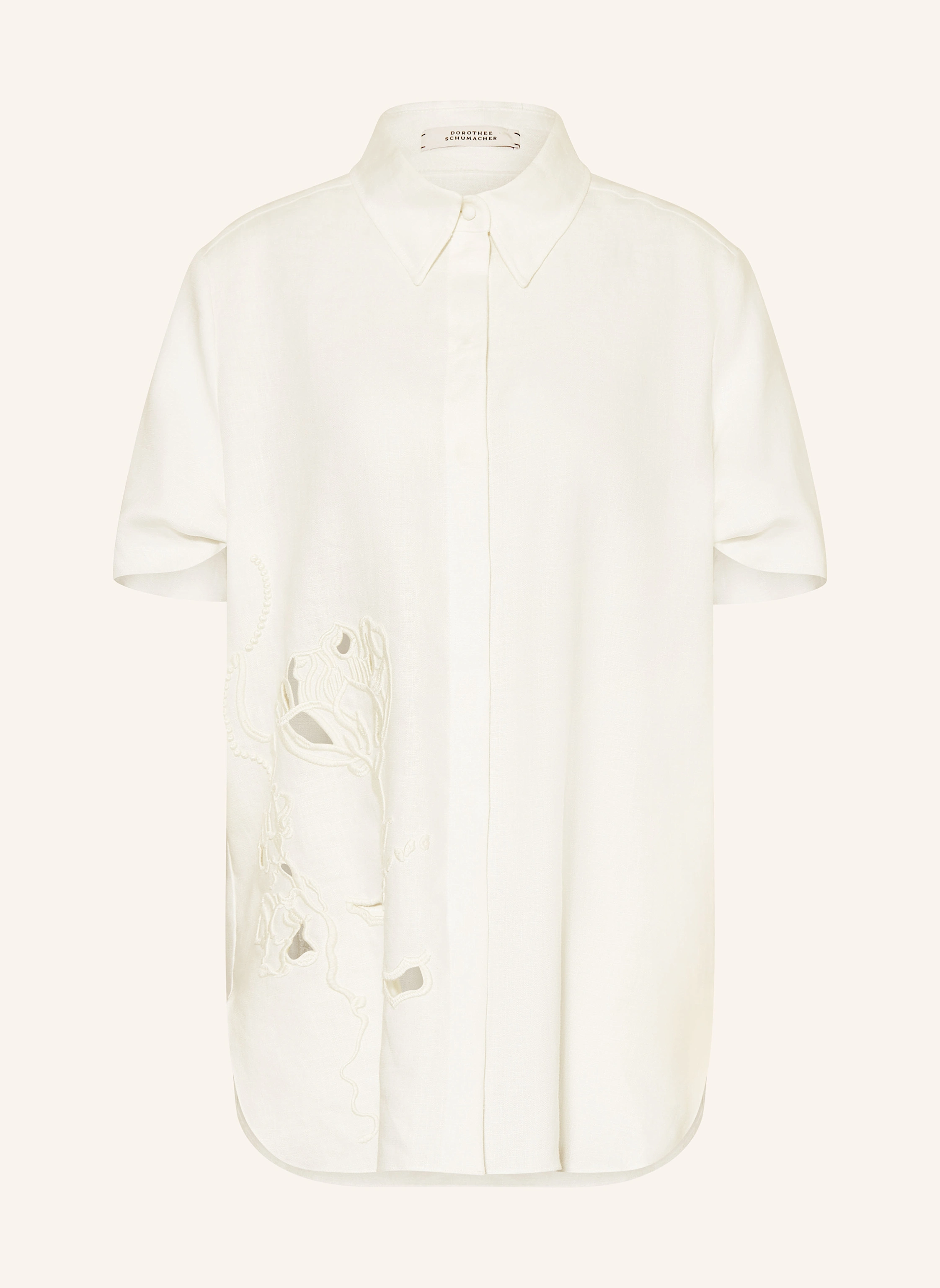DOROTHEE SCHUMACHER Hemdbluse EMBROIDERED BEAUTY aus Leinen