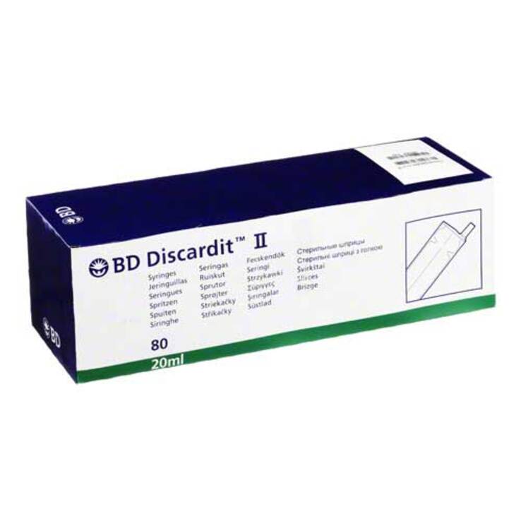 BD Discardit II Spritze, 80X20 ml