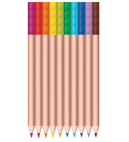 LEGO? Stationery Farveblyanter - 12-pak - Multifarvet