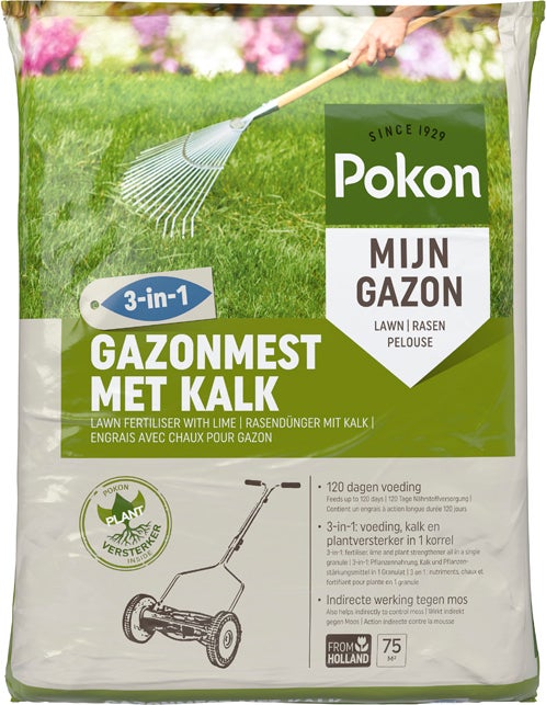 Pokon gazonmest 3-in-1 75 m²