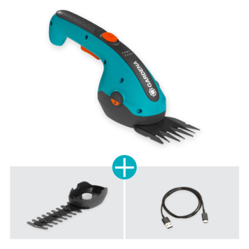 Gardena 3,6V grasschaar / buxusschaar ClassicCut 12cm