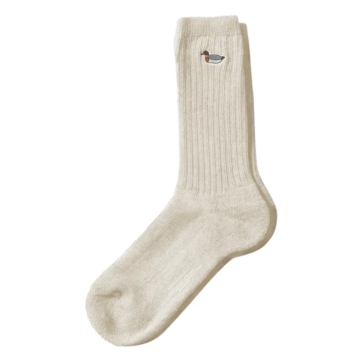 Edmmond Studios Chaussettes Duck | Ecru