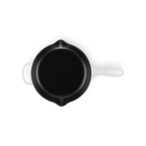 Le Creuset Signature Collection Støbejerns Stegepande, White, Ø23 cm