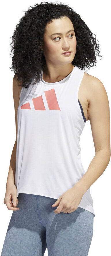 adidas 3-Stripes Logo træningstop Hvid