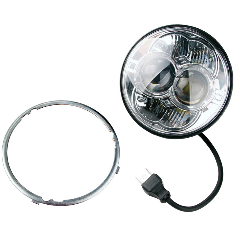 Sifam - Projecteur rond 8 led 30/48W Ø114 x 91,6 mm Noir