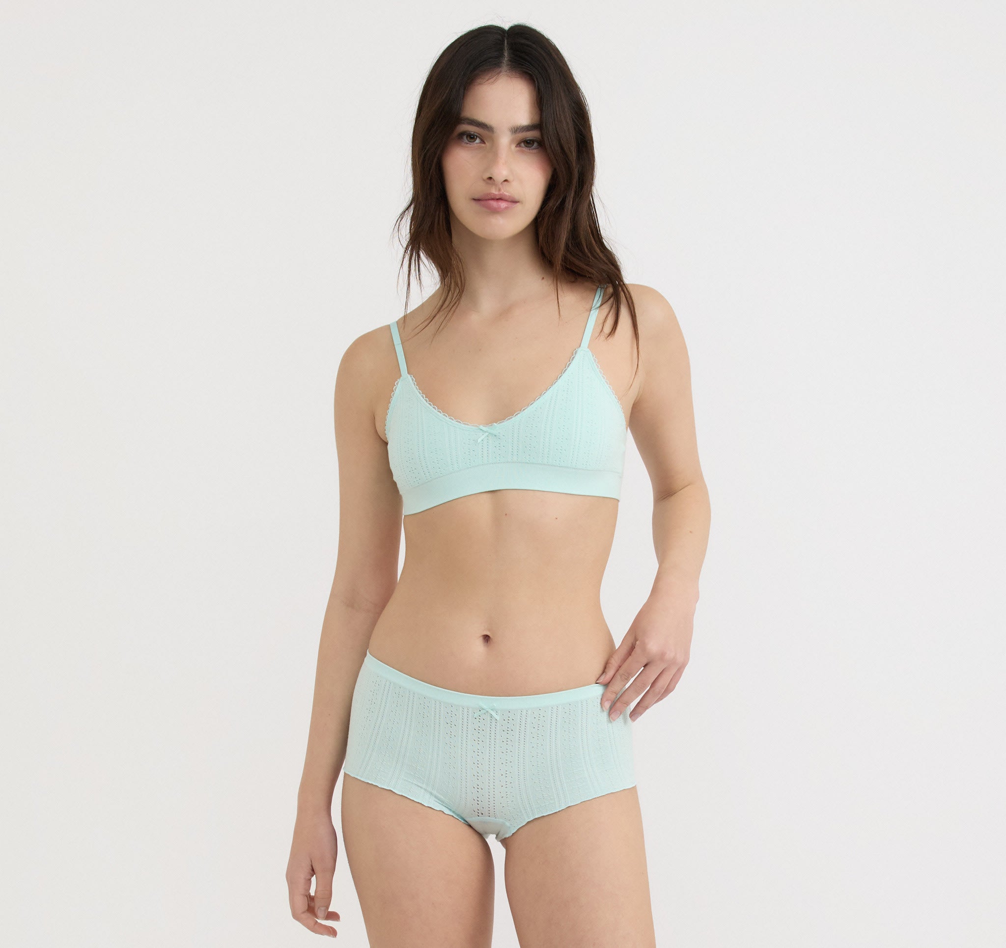 LENZING™ ECOVERO™ VISCOSE<br>Pointelle Shorty