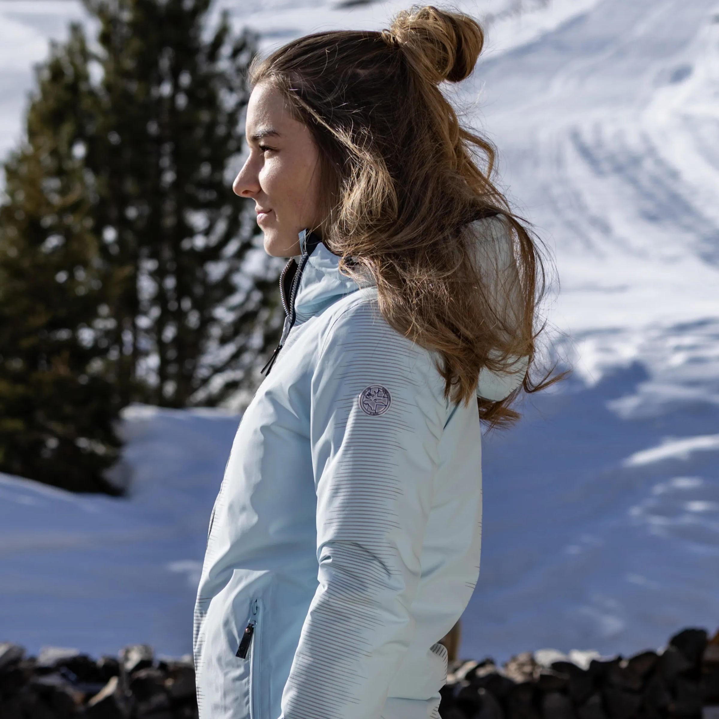Frauen Winterjacke Blaze ice water