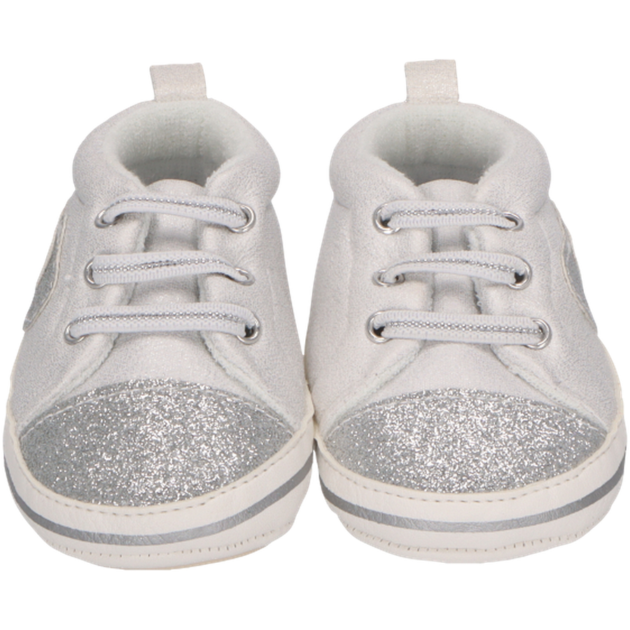 Sterntaler Babyschuh Herz lichtgrau
