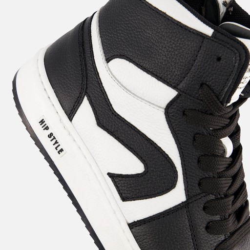 HIP Sneakers zwart Leer