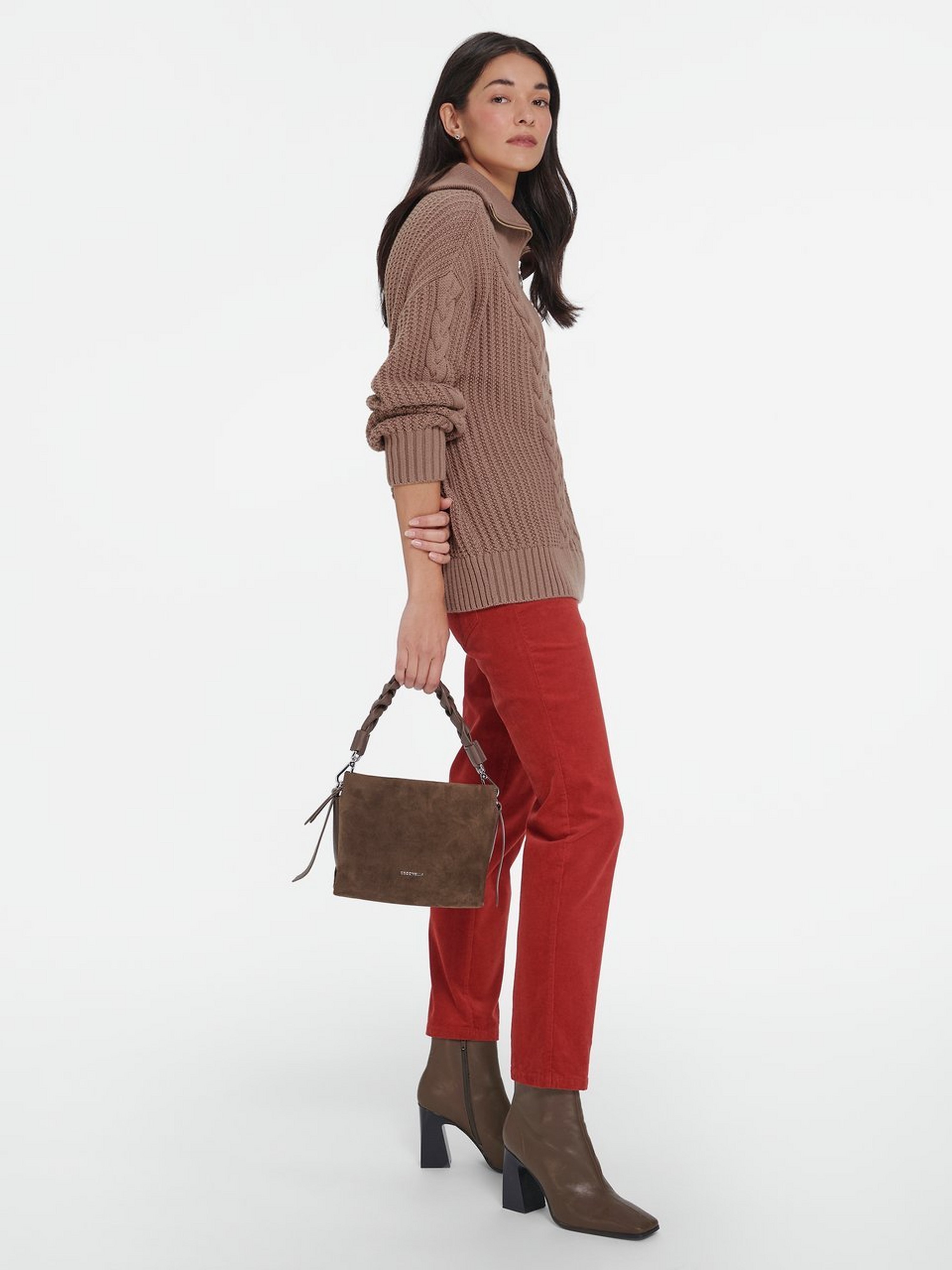 Handtasche „Boheme Suede“