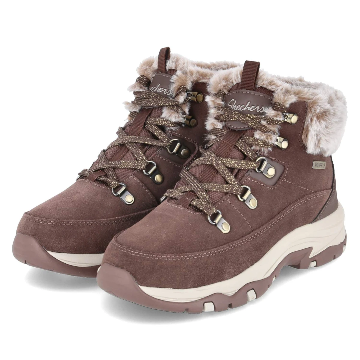 SkechersBoots TREGO SNOW WORRIES - choc