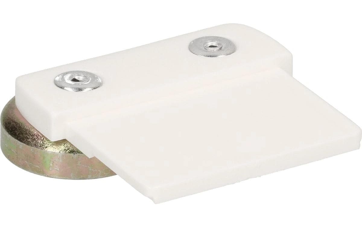 Halterung mit Magnet, flach, CUBO, Weiss 2 StückBefestigungsset mit Magnetbefestigung