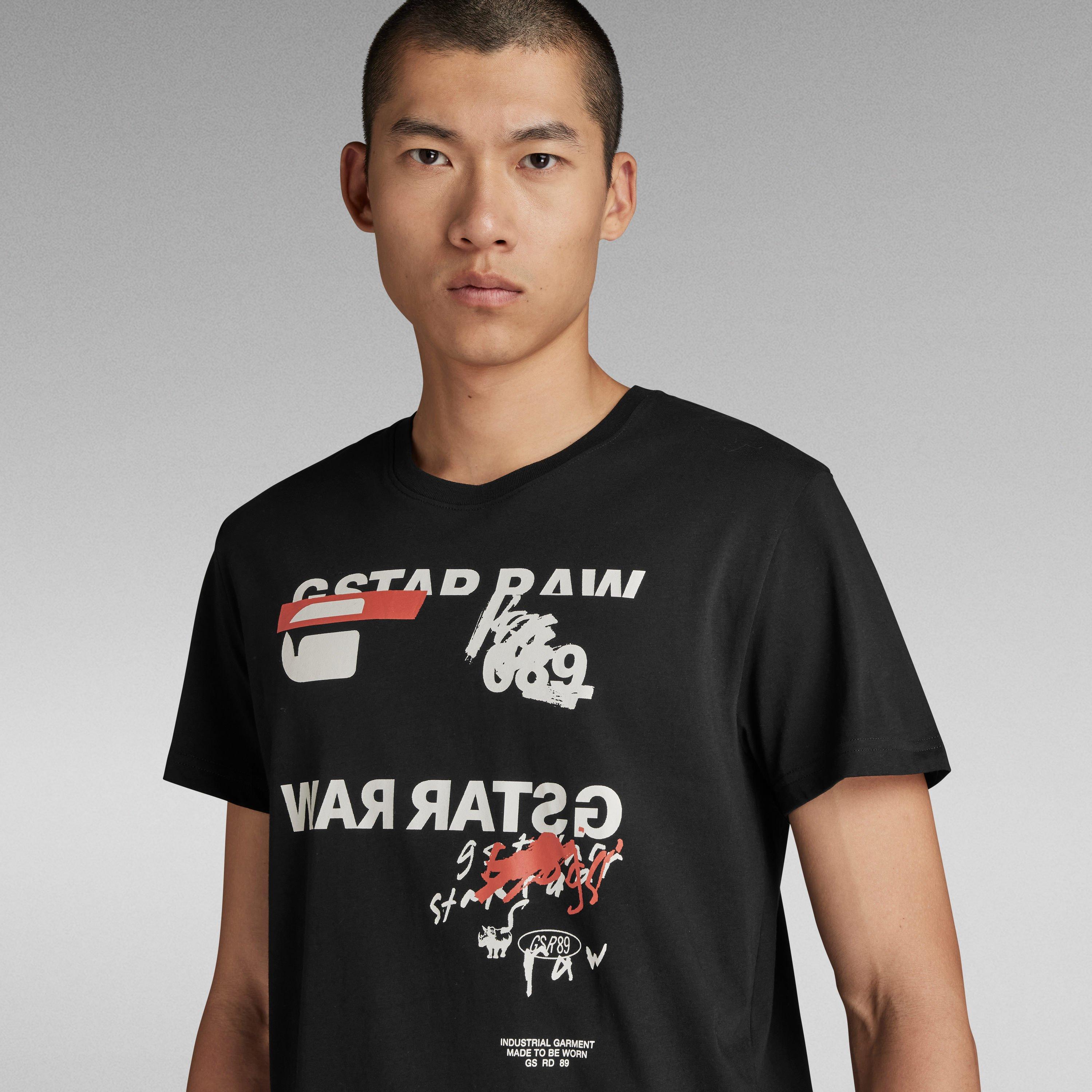 G Star Mirror Graphic T Shirt