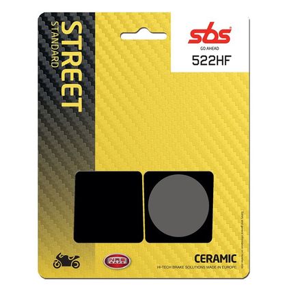 Plaquettes de freins SBS 522HF Organique avant