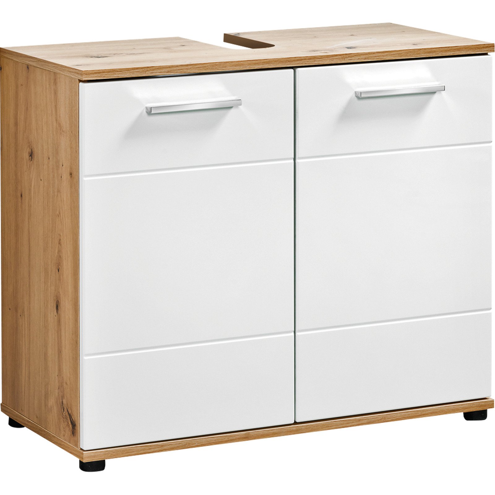 Lavaboy Bergen Dekor Eiche Artisan weiss 70 x 61 x 35 cm