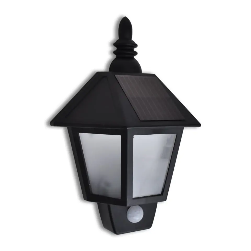 vidaXL - Buitenverlichting - Zwart - Kunststof