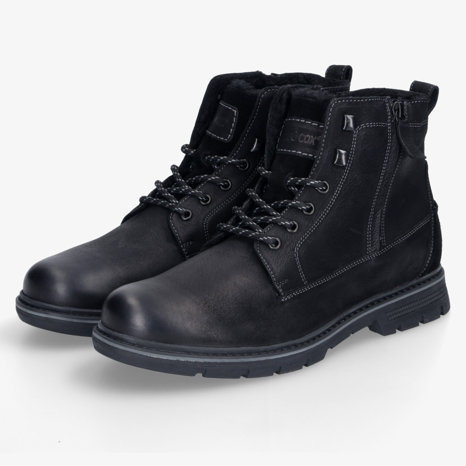 BLUE COX Herren Stiefeletten schwarz
