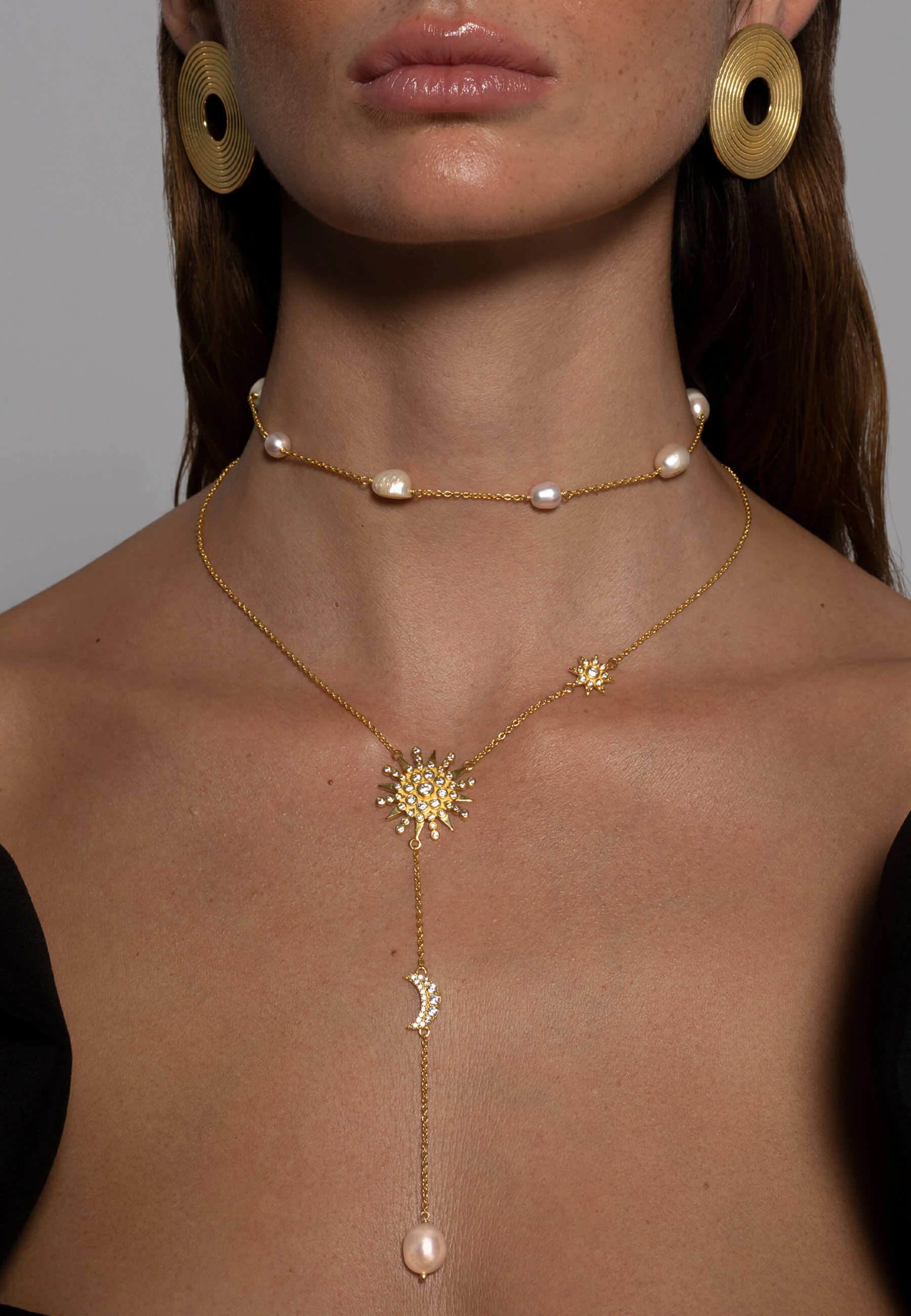 HIGH PRIESTESS - Collier choker perles | Blanc