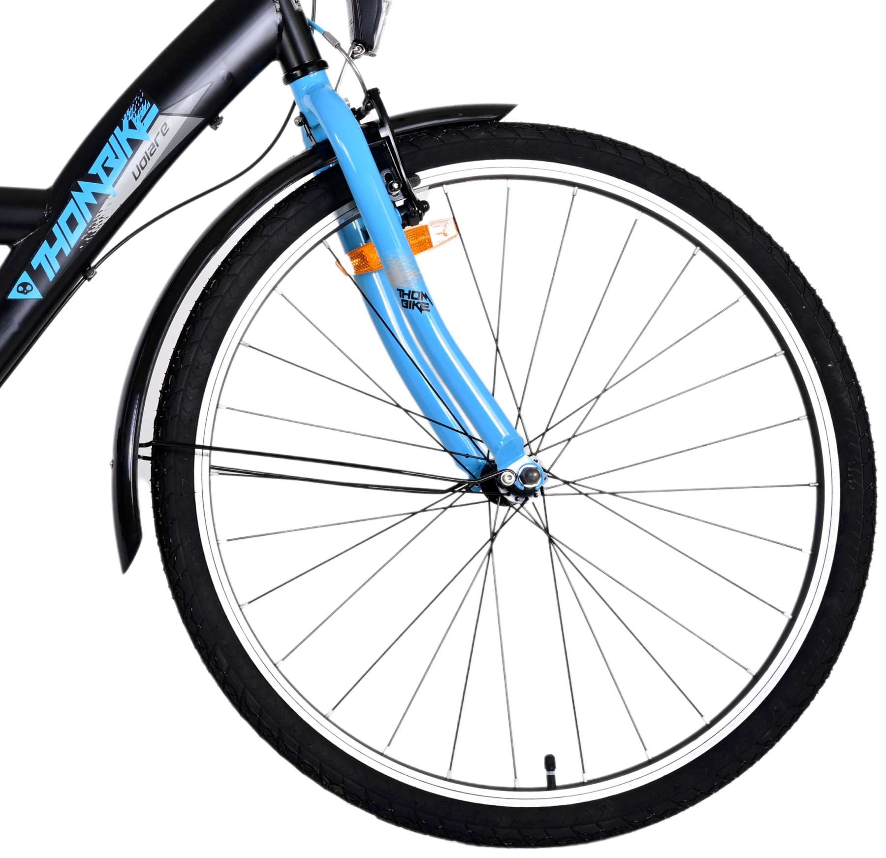 TPFSports Thombike Kinderfahrrad - Jungen - 26 Zoll - Rücktritt + Handbremse - 3 Gänge - Blau