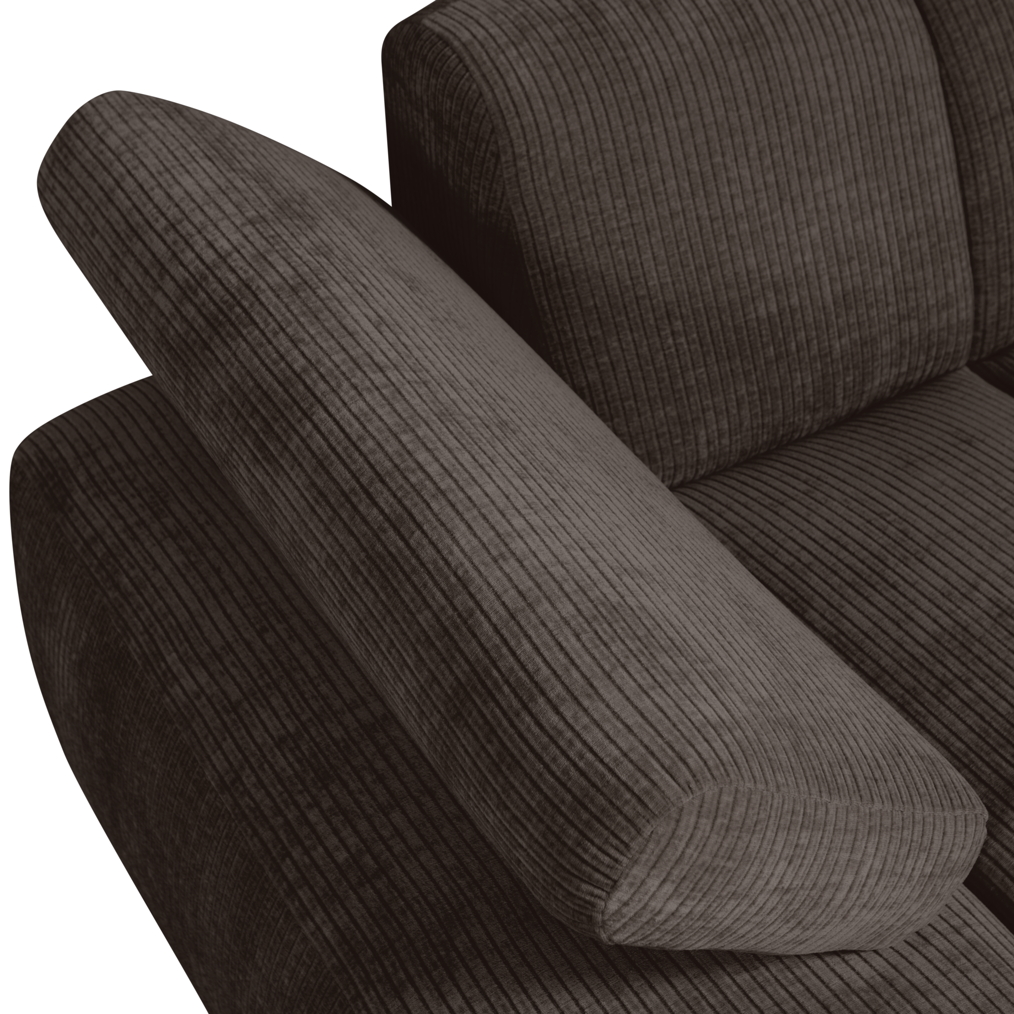 Chaise Longue Mojo Element Mojo Chaise Longue Element Links - Geweven Ribstof - Bruin