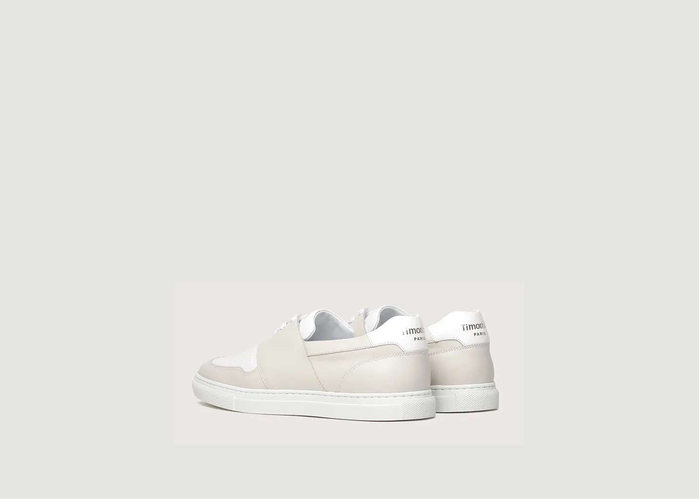 Sneakers basses bicolores en cuir Pyla Timothée Paris