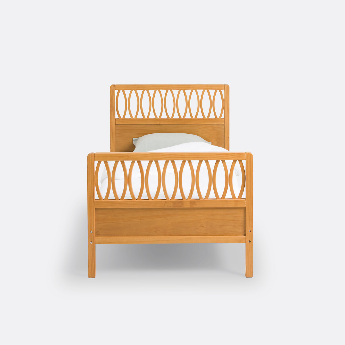 LA REDOUTE INTERIEURS<br>Cama vintage com estrado de ripas, pinho maciço, Malásia