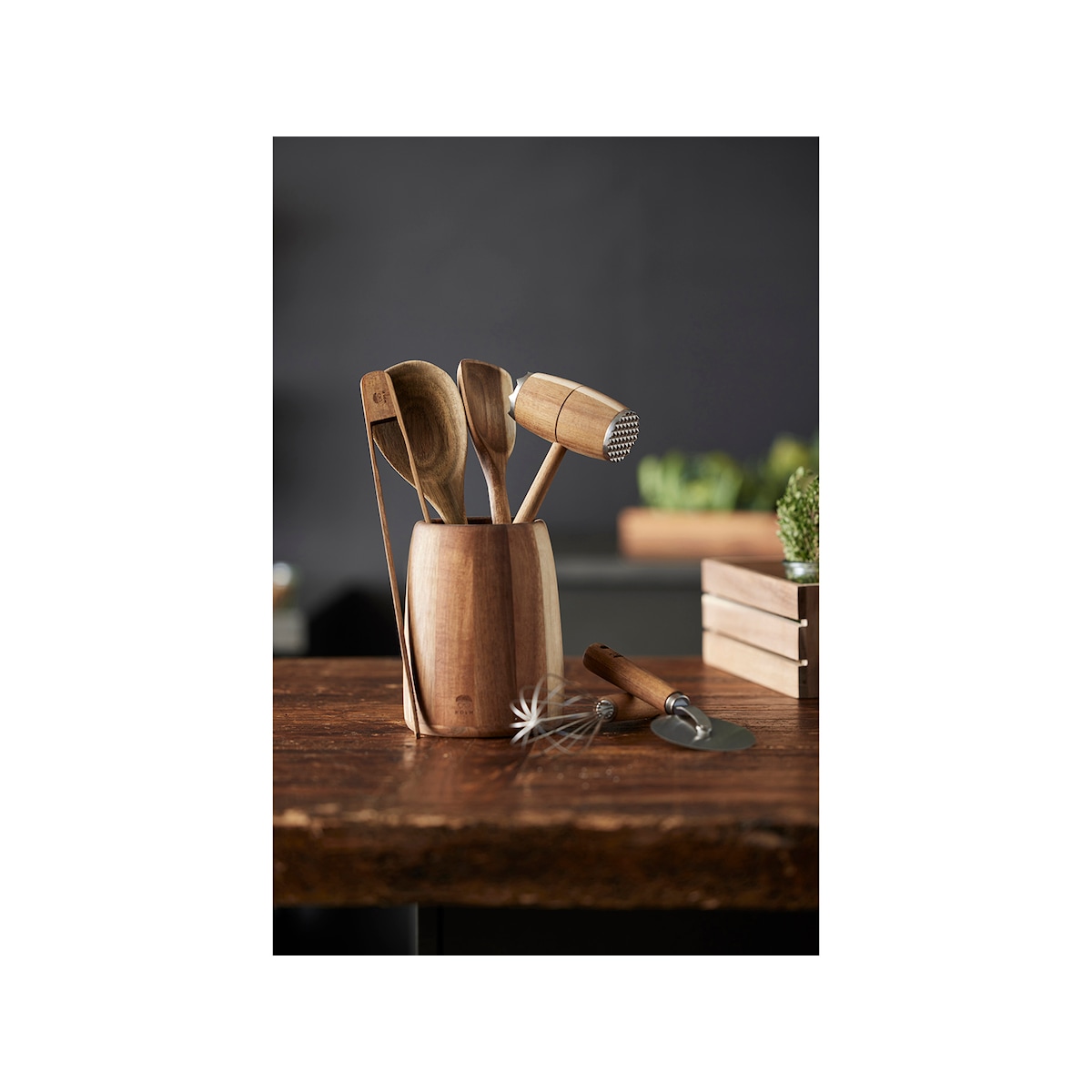 HOLM Kitchen tweezers 30.5 x 6.3 x 1.2 cm Nature
