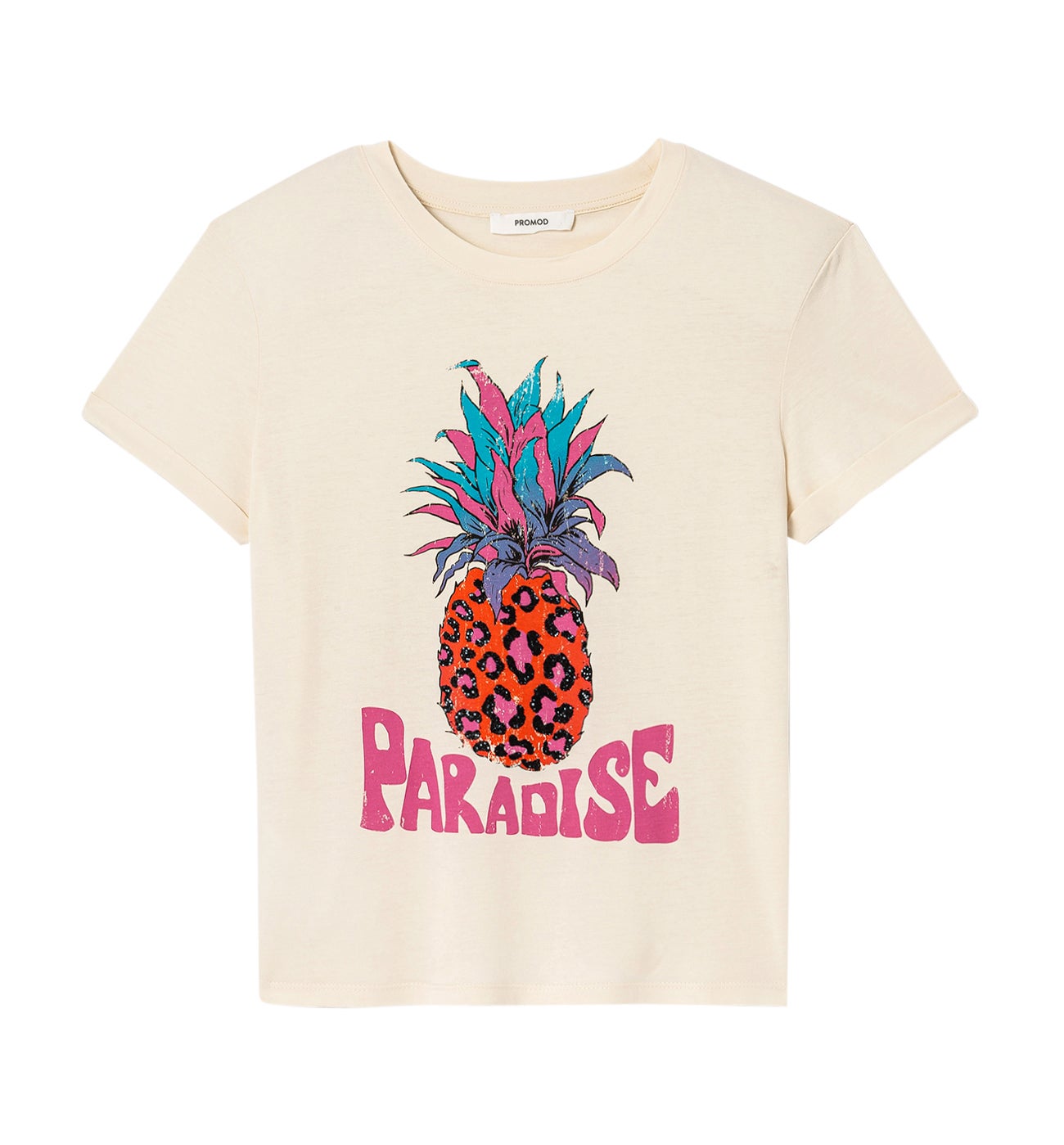 T-shirt à motif Femme - Imprimé beige