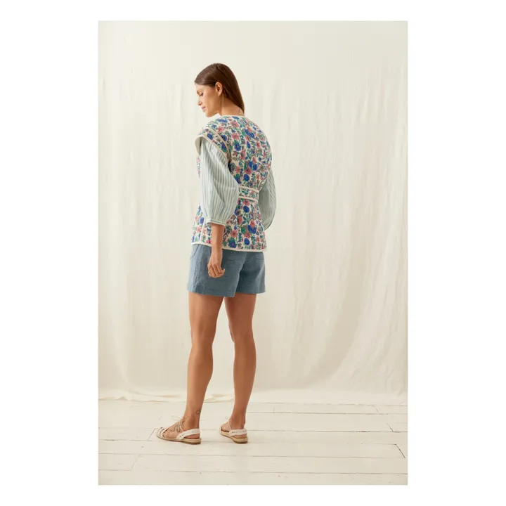 Louise Misha Veste Sans Manches Matelassée Andre - Collection Femme | Bleu